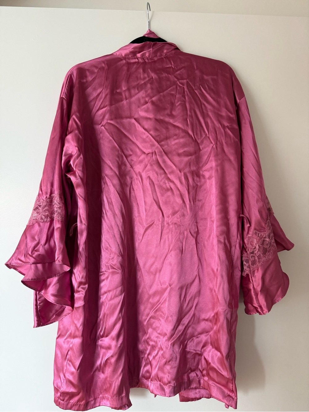 Pink Silky Robe - Picture 4 of 5